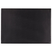 Коврик-подкладка настольный для письма BRAUBERG, 450х650 мм, с прозрачным карманом, черный